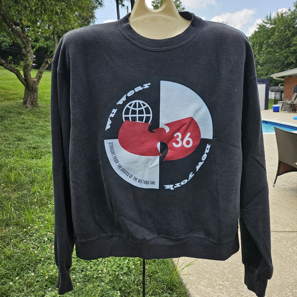 Black Graphic Men's Sweatshirt